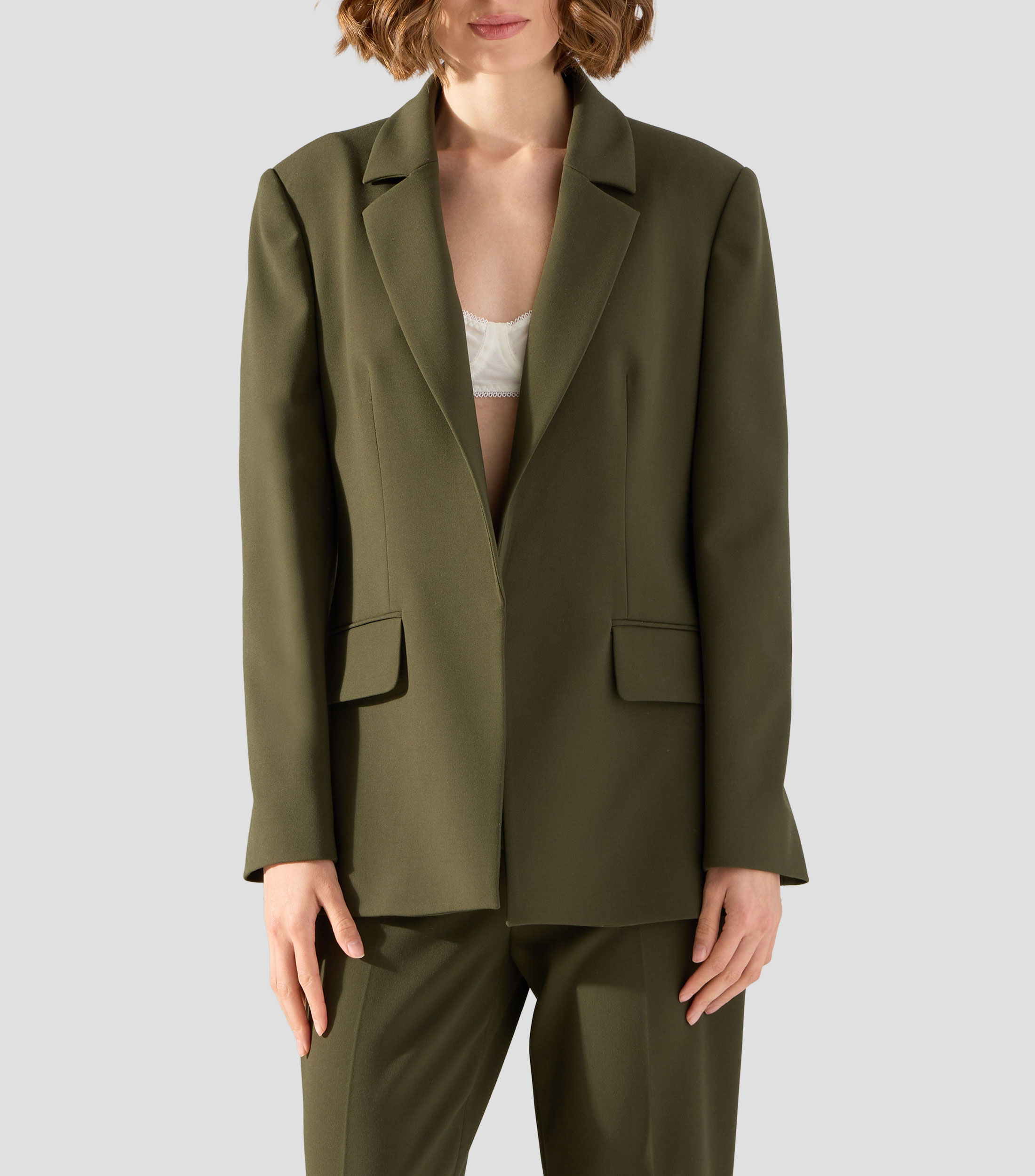 Blazer liso Mujer